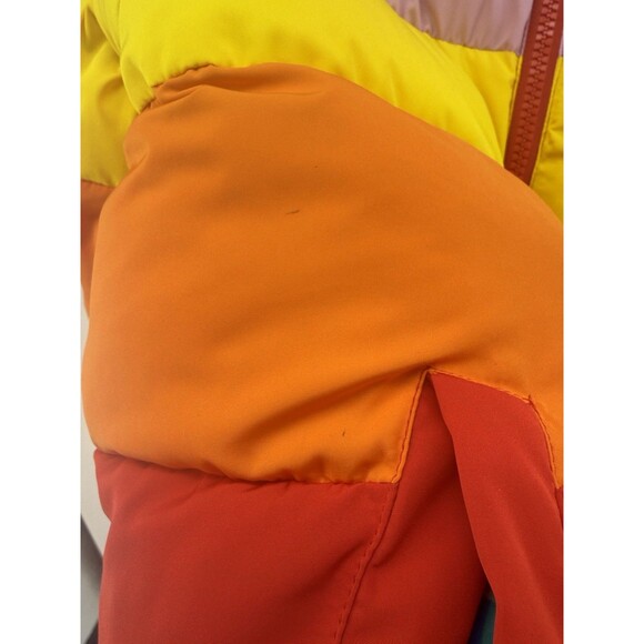 Lego Target Women's M Puffer Jacket Coat Vest Multicolor  Zip Off Sleeves Read - Picture 2 of 13